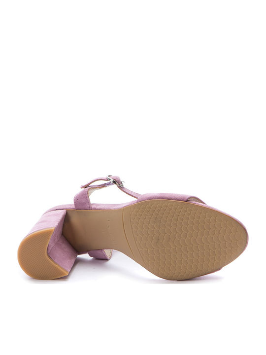 Sandalen Lila