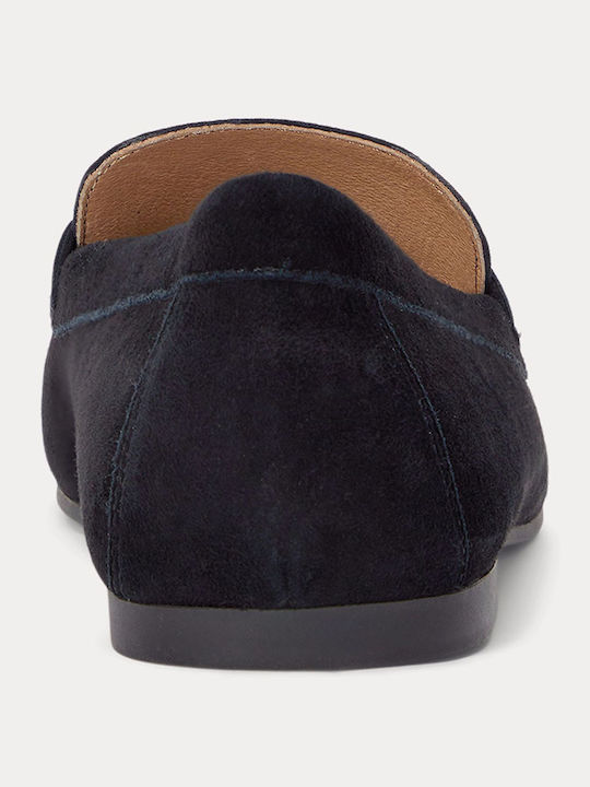 Averi Leather Women's Loafers in Black Color