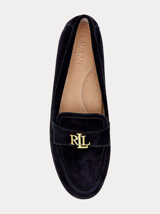 Averi Leather Women's Loafers in Black Color