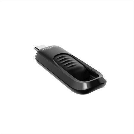 Sandisk Ultra Slider 128GB USB 2.0 Stick με σύνδεση USB-C Μαύρο
