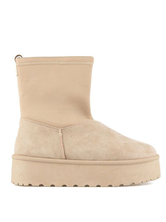 Silia D Boots Beige boo-b-628 (bg)