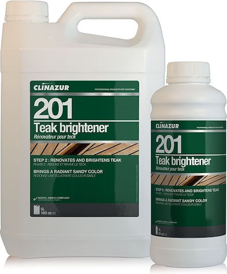 Clin Azur 201 Teak Finish Cleaner 5l 42687