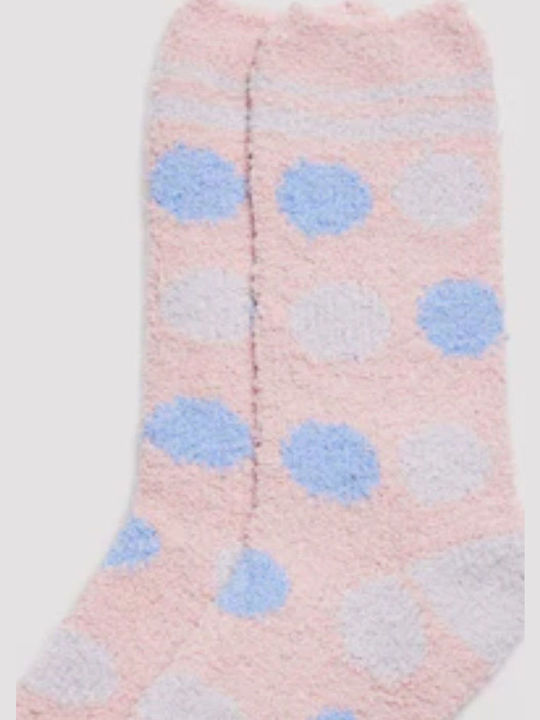 Women's Sock Ysabel Mora Extra Soft Multicolored Polka Dot