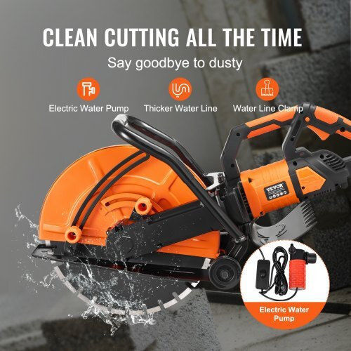 Vevor Electric Building Materials Cutter with 406.4mm Disc Diameter and 3600rpm Speed 3200W