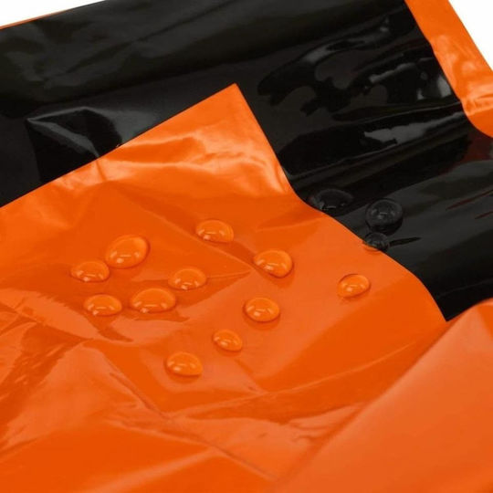 Survival Sleeping Bag Thermal Zola Foldable Orange Waterproof Windproof Material 213x9