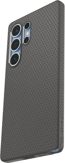 Spigen Liquid Air Umschlag Rückseite Silikon 0.3mm Wasserdicht Marble Grey (Galaxy S25 Ultra,Samsung S25 Ultra)