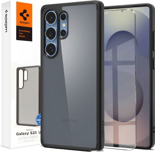 Spigen Ultra Hybrid Back Cover Silicone / Plastic 1.2mm Black (Galaxy S25 Ultra)
