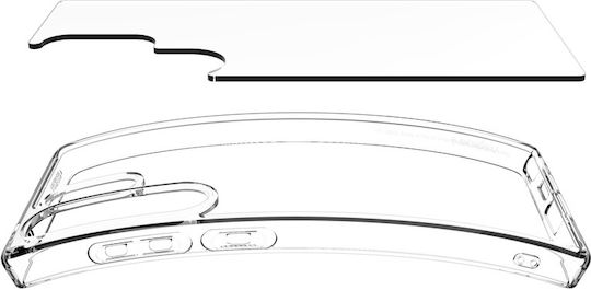 Spigen Ultra Hybrid Задна корица Пластмаса / Силикон 1.2мм Прозрачен (Galaxy S25 Ultra)