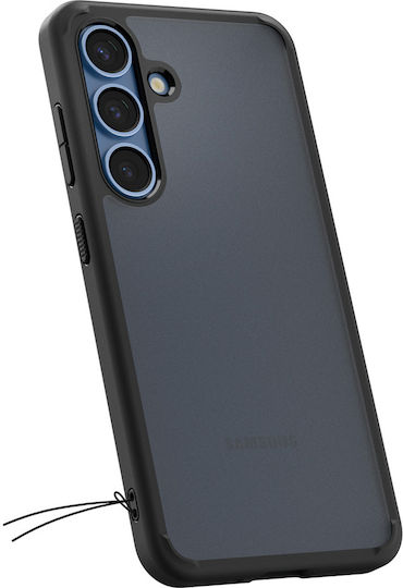 Spigen Ultra Hybrid Umschlag Rückseite Silikon / Kunststoff 1.2mm Schwarz (Galaxy S25)