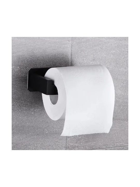 Ruhhy Wall-mounted Paper Holder Metallic Black
