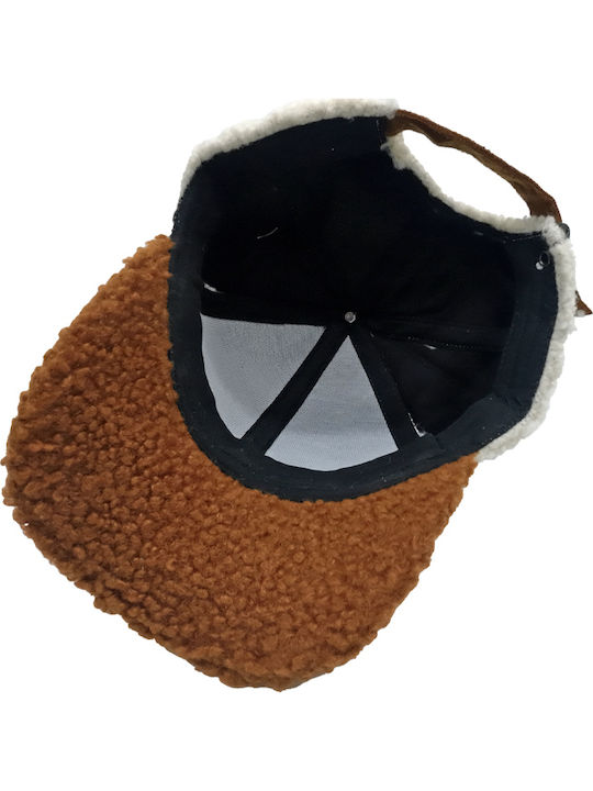 Brims and Trims Kids' Hat Jockey Fabric Brown