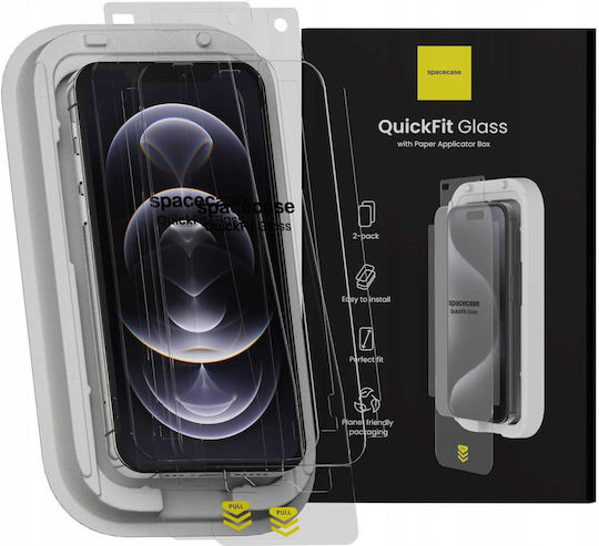 Spacecase Tempered Glass 2τμχ (iPhone 12 / 12 Pro )