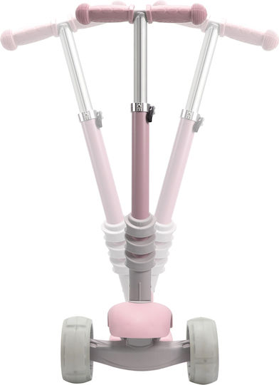 Action One Kids Scooter 3-Wheel with Seat Pink