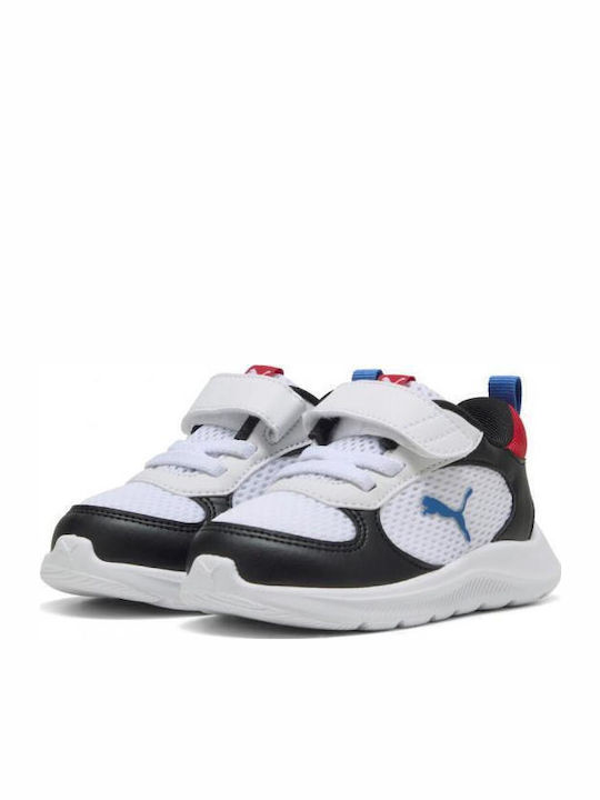 Fun Racer 2 Kids Sneakers with Scratch White