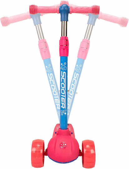 Action One Kids 3-wheel Scooter Lights Prime Pink