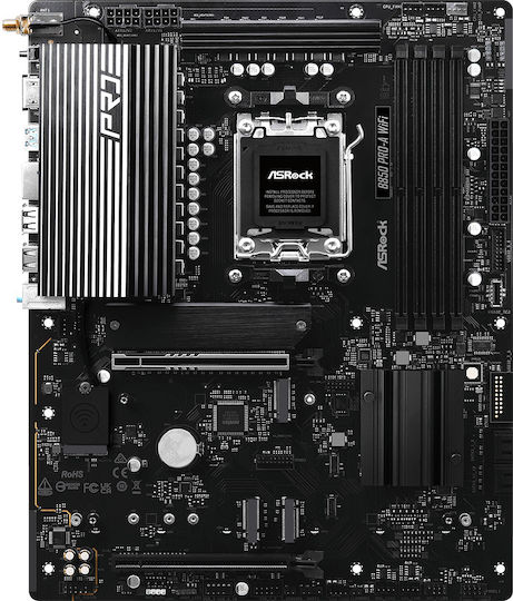ASRock B850 Pro-A WiFi Motherboard ATX με AMD AM5 Socket 90-MXBQN-A0UAYZ