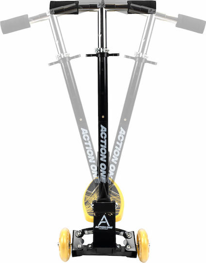 Action One Kids 4-wheel Foldable Scooter Rookie Yellow