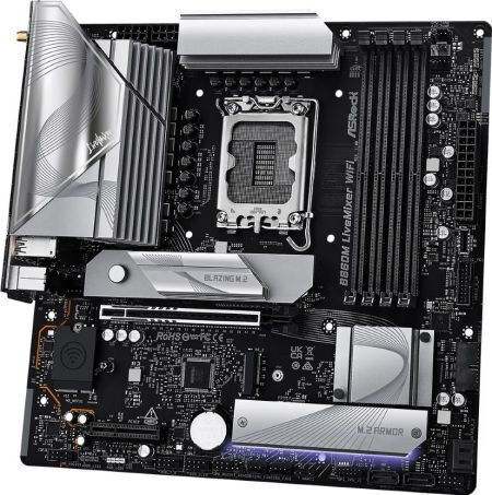 ASRock B860M LiveMixer WiFi Mainboard Micro ATX mit Intel 1851 Sockel