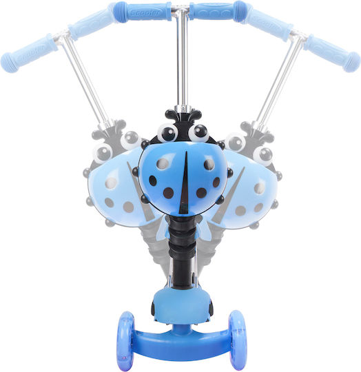 Action One Kids Scooter 3-Wheel with Seat Blue