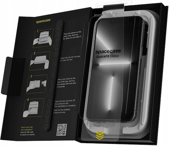 Spacecase Sticlă Tempered Glass 0.33mm 2 Bucăți (iPhone 17e / 16e / 14 / 13 / 13 Pro)