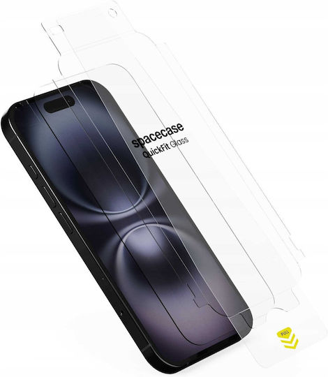 Spacecase 0.33mm Tempered Glass 2τμχ (iPhone 16 )