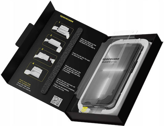 Spacecase Sticlă Tempered Glass 0.33mm 2 Bucăți (iPhone 17e / 16e / 14 / 13 / 13 Pro)