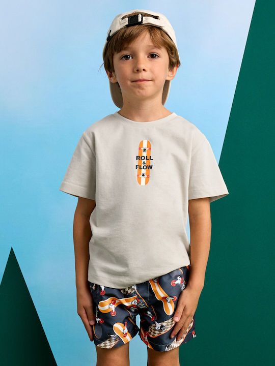 Mayoral Skater Kids Swimwear Swim Shorts Gray