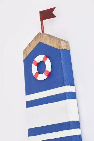 Wandhalterung Leuchtturm Hölzernes D7622 15x36cm