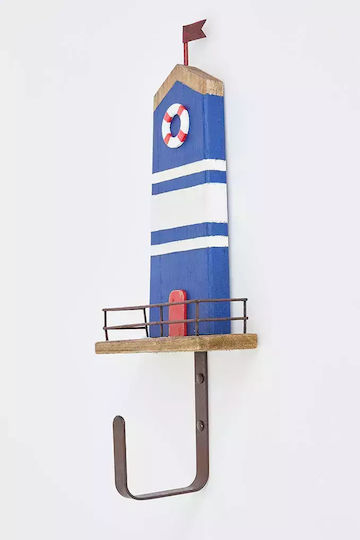 Wandhalterung Leuchtturm Hölzernes D7622 15x36cm