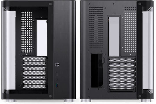 Jonsbo TK-2 2.0 Gaming Midi Tower Κουτί Υπολογιστή με Πλαϊνό Παράθυρο Μαύρο