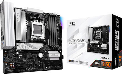 ASRock B850M Pro RS Motherboard Micro ATX με AMD AM5 Socket 90-MXBR6-A0UAYZ