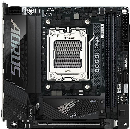 Gigabyte B850I AORUS PRO Wi-Fi Дънна платка Mini ITX с AMD AM5 Сокет