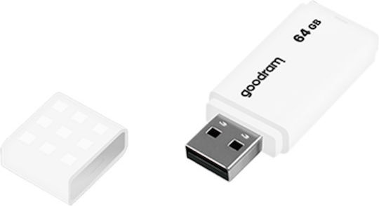 GoodRAM 64GB USB 2.0 Stick Λευκό