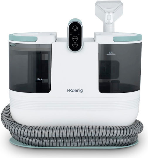 HKoenig Ατμοκαθαριστής Ρούχων Χειρός 1200W με Δοχείο 255ml Λευκός