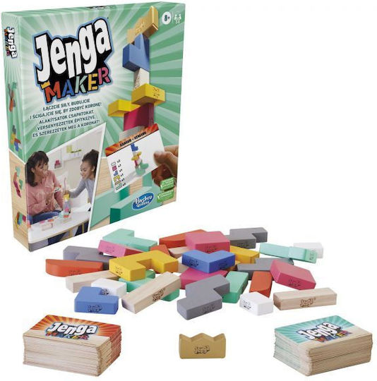 Joc de Societate Jenga Maker pentru 2-6 Jucători 6+ Ani (RO) Hasbro