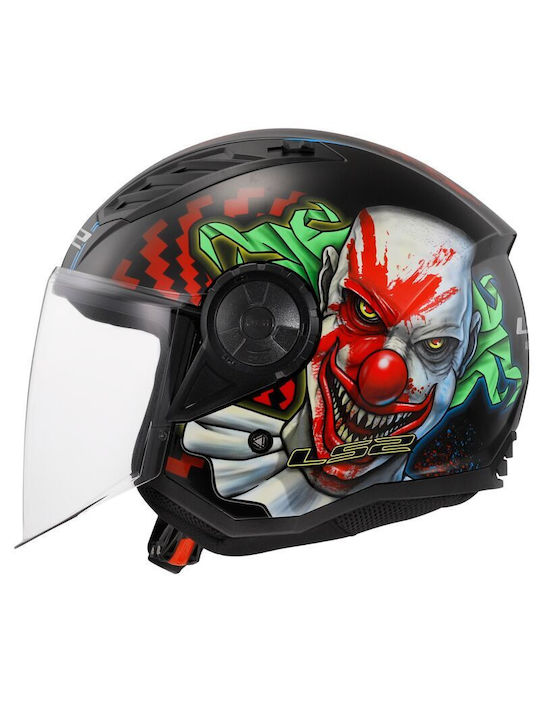 LS2 Of616 Airflow Ii Happy Dreams Motorradhelm Jet ECE 22.06 1200gr