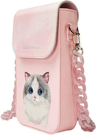 Nimmy Phone Bag Pink Big Eyed Pet 2.0 Cat