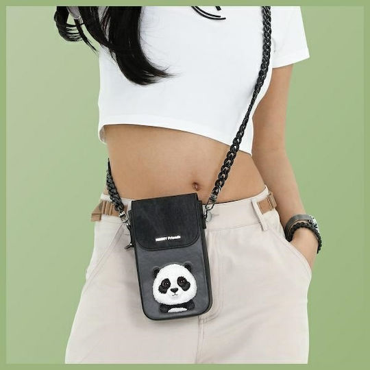 Nimmy Phone Bag Black Big Eyed Pet 2.0 Panda