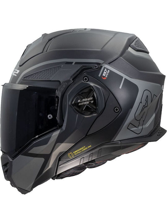 LS2 Advant X Motorcycle Helmet Flip-Up ECE 22.06 1600gr