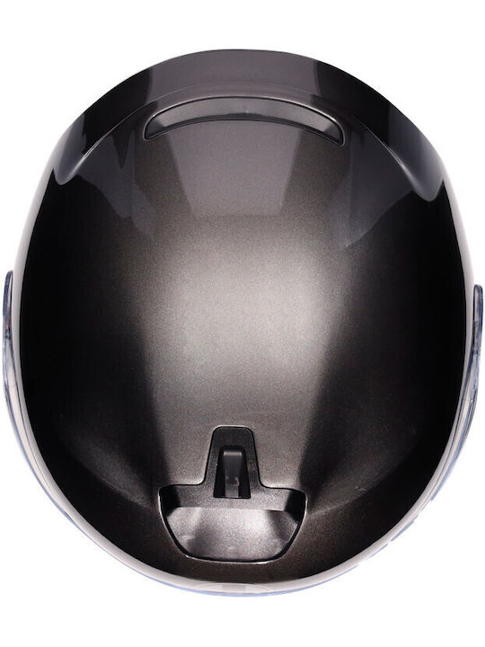 AGV Irides Asfalto Grey Каска За Мотор Джет ECE 22.06 1500гр с Sunvisor