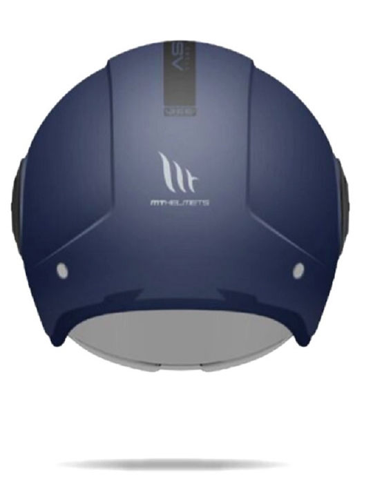 MT Viale Α7 Blue Mat Κράνος Μηχανής Jet ECE 22.06 1150gr με Sunvisor