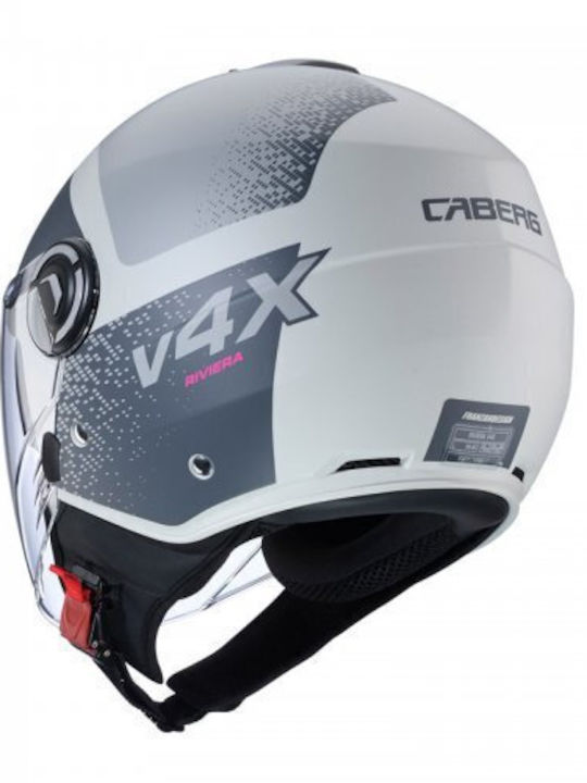 Caberg Riviera V4X Sand/Anthracite/Grey Matt Κράνος Μηχανής Full Face ECE 22.06 1150gr