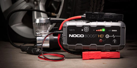 Noco Boost Gb70 Hd Ultrasafe Portable Car Battery Jump Starter 2000A with Power Bank / USB 12V