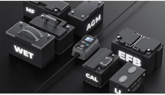 Topdon TB6000Pro Φορτιστής & Συντηρητής Μπαταρίας Αυτοκινήτου 6/12V