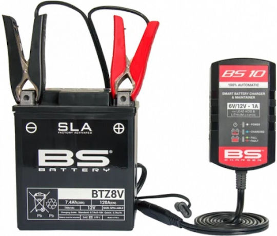 BS Φορτιστής Μπαταρίας Αυτοκινήτου 6/12V BS10 1000mΑ