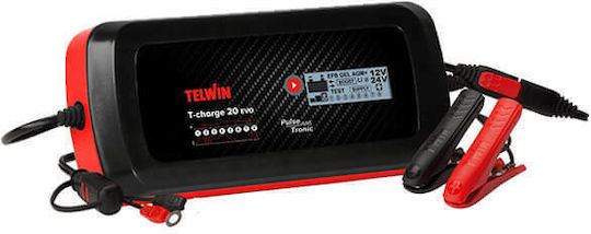 Telwin Φορτιστής Μπαταρίας Αυτοκινήτου 12/24V T-Charge 20 Evo
