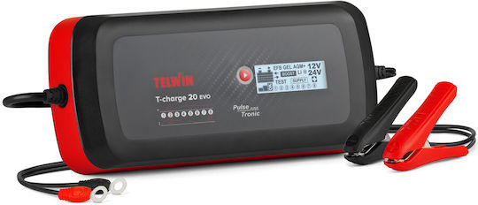 Telwin Φορτιστής Μπαταρίας Αυτοκινήτου 12/24V T-Charge 20 Evo