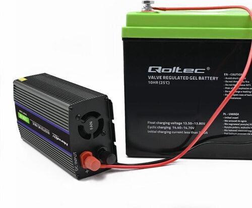 Qoltec Car Battery Charger 12V