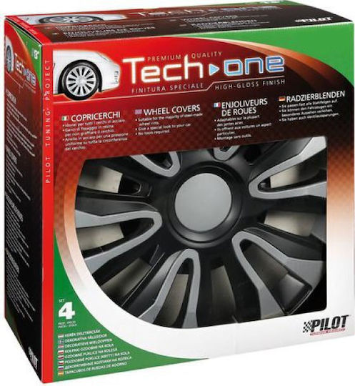 Lampa Set Capace De Roți Auto Avalone 14" 4 Bucăți Gri