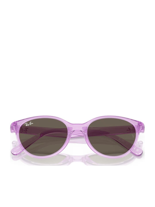 Ray Ban Schmetterling Kinder-Sonnenbrillen mit Polarisiertem Spiegelglas Lila für 3-8 Jahre
